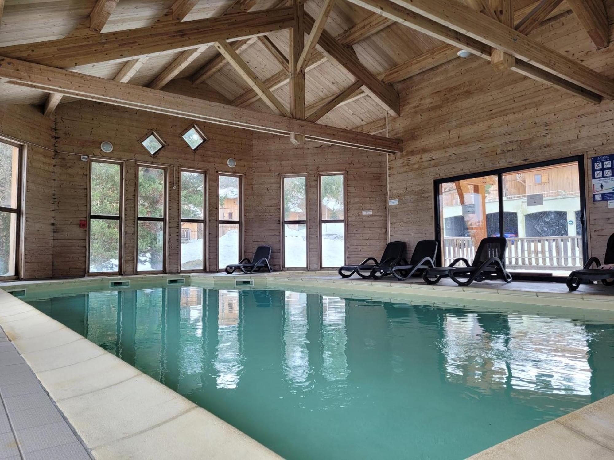 Chalet By Sophie Superdevoluy Avec Piscine Exteriér fotografie